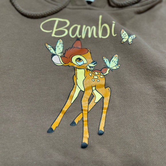 Vintage Disney Bambi Hooded Sweatshirt (Small) - Picture 3 of 8